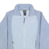 THE NORTH FACE Womens Blue Zip Jacket M Polyester Fleece Casual Outerwear