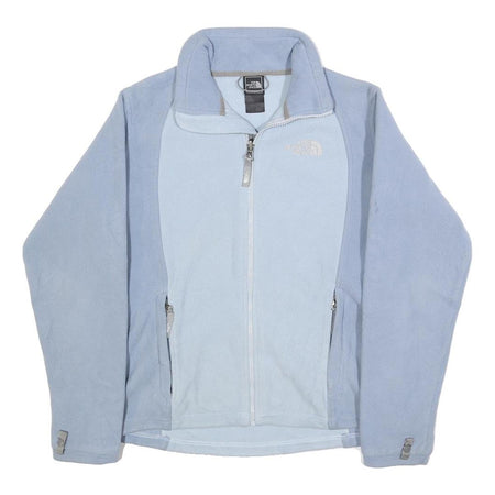 THE NORTH FACE Womens Blue Zip Jacket M Polyester Fleece Casual Outerwear