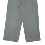 WORKER Mens Cotton Blend Grey Relaxed Straight Trousers W30 L25 Workwear Comfort