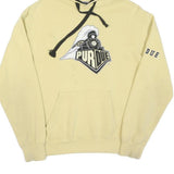 Mens Beige Purdue Pullover S Hoodie Cotton Casual University Logo