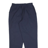 RED KAP Womens Regular Fit Navy Blue Trousers W28 L30 Cotton Blend Zip Closure