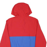 FILA Mens Red & Blue Zip Hooded Classic Jacket M Polyester Blend Sportswear