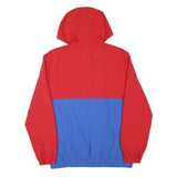 FILA Mens Red & Blue Zip Hooded Classic Jacket M Polyester Blend Sportswear