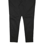 LEVI'S Womens Slim Black Cotton Blend Zip Trousers W36 L27