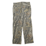 OUTFITTERS RIDGE Mens Cotton Blend Camouflage Regular Fit Straight Leg Trousers
