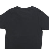 BENCH Mens Black Logo Graphic T-Shirt L Short Sleeve Crew Neck Casual Cotton