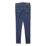 LEVI'S Womens Jeans Blue Slim Skinny Denim W28 L31 Zip Cotton Blend