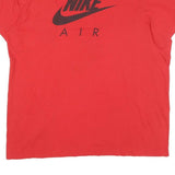 NIKE Mens Red Black Nike Air Graphic T-Shirt XL Short Sleeve Crew Neck