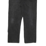 LEVI'S 505 Mens Jeans Black Regular Straight Denim Medium W38 L30 Classic Fit