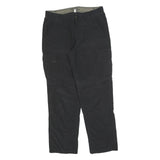 ROUNDER Mens Regular Black Cotton Blend Cargo Trousers W32 L30 Utility Pocket