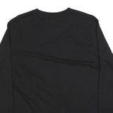 LEE Mens Black Long Sleeve Cotton Blend T-Shirt Crew Neck Classic Fit L
