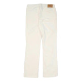 RALPH LAUREN POLO JEANS COMPANY Womens Cotton Blend White Regular Fit Straight