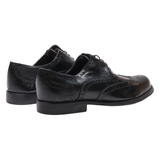CLIFFORD JAMES Brogue Shoes Black Leather Mens UK 10
