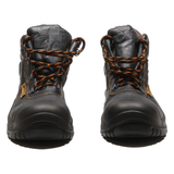 PKA Safety Boots Black Leather Mens UK 6