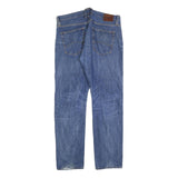 TOMMY HILFIGER Mens Jeans Blue Regular Straight Denim Medium W38 L34 Zip Cotton