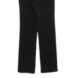 LAUREN RALPH LAUREN Womens Black Cotton Blend Slim Straight Trousers W28 L28
