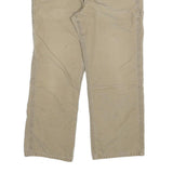 CARHARTT Mens Jeans Beige Relaxed Loose Denim Rinse W34 L27 Durable Workwear