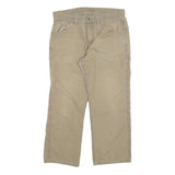 CARHARTT Mens Jeans Beige Relaxed Loose Denim Rinse W34 L27 Durable Workwear