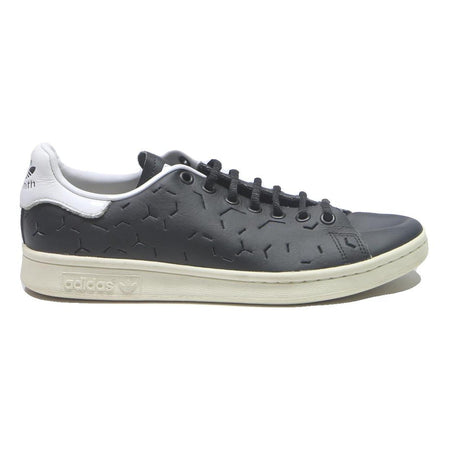 ADIDAS Stan Smith Mens Low Top Trainers Black & White Synthetic UK 7.5 Classic