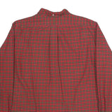 RALPH LAUREN Mens Red & Green Check Shirt XL Classic Button Down Collar Cotton