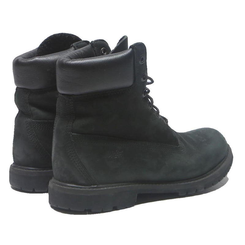 TIMBERLAND Womens Lace-Up Ankle Boots Black Leather UK 6 Durable Rugged Outdoor
