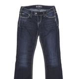 SILVER JEANS CO Womens Blue Relaxed Bootcut Denim Medium W27 L31 Stylish