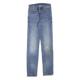 CARHARTT Mens Regular Fit Blue Denim Jeans W26 L32 Zip Pocket Detail