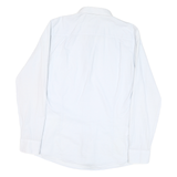 HUGO Mens White Shirt S Cotton Blend Long Sleeve Button Collar Formal
