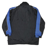 UMBRO Mens Black & Blue Polyester Blend Jacket L Zip Sportswear Outdoor
