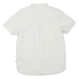 THE NORTH FACE Mens White Shirt L Lightweight Cotton Blend Casual Button Up