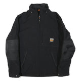 TIMBERLAND PRO Mens Black Workwear Jacket L Polyester Blend Zip Durable