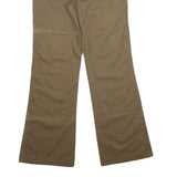 UO COMOP Womens Polyester Blend Brown Regular Flared Trousers W28 L32 Utility