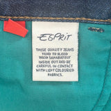 Esprit Mini Denim Skirt - 34W UK 14 Blue Cotton