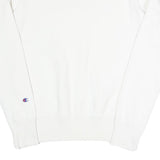 CHAMPION REVERSE WEAVE Womens White Crew Neck M Cotton Blend Sweatshirt