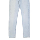 LEVI'S 510 Mens Slim Light Blue Denim Raw Slim Jeans W30 L32 Classic Fit Zip