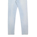 LEVI'S 510 Mens Slim Light Blue Denim Raw Slim Jeans W30 L32 Classic Fit Zip