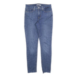 LEVI'S 311 Womens Jeans Blue Slim Skinny Denim Medium W28 L30 Raw Edge