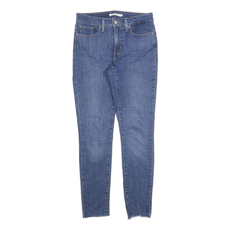 LEVI'S 311 Womens Jeans Blue Slim Skinny Denim Medium W28 L30 Raw Edge