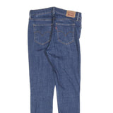 LEVI'S 311 Womens Jeans Blue Slim Skinny Denim Medium W28 L30 Raw Edge