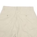 POLO RALPH LAUREN Womens Shorts Beige Casual Plain L W30 Cotton Blend