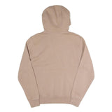 NIKE Mens Beige Pullover Hoodie XS Cotton Blend Casual Sportswear