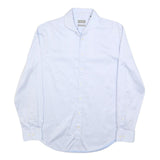 JAEGER Mens White Classic Shirt L Cotton Blend Button Down Casual Formal