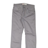 LEVI'S 511 Slim Womens Jeans Grey Slim Skinny Denim W30 L30 Zip Cotton Blend