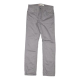 LEVI'S 511 Slim Womens Jeans Grey Slim Skinny Denim W30 L30 Zip Cotton Blend