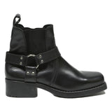 TONE REEK Mens Black Leather Ankle Boots UK 10.5 Stylish Comfort Durable Fashion