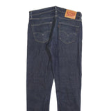 LEVI'S 511 Slim Mens Jeans Blue Slim Straight Denim Raw W33 L34 Authentic