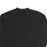 FILA Womens Black Crystal Logo Crew Neck XS Sweatshirt Cotton Blend Casual
