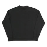 FILA Womens Black Crystal Logo Crew Neck XS Sweatshirt Cotton Blend Casual