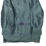 CABIN CREEK Womens Green & Purple Zip Jacket S Polyamide Blend Casual