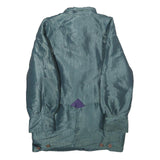 CABIN CREEK Womens Green & Purple Zip Jacket S Polyamide Blend Casual